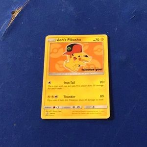 Ash’s Pikachu Promo Card